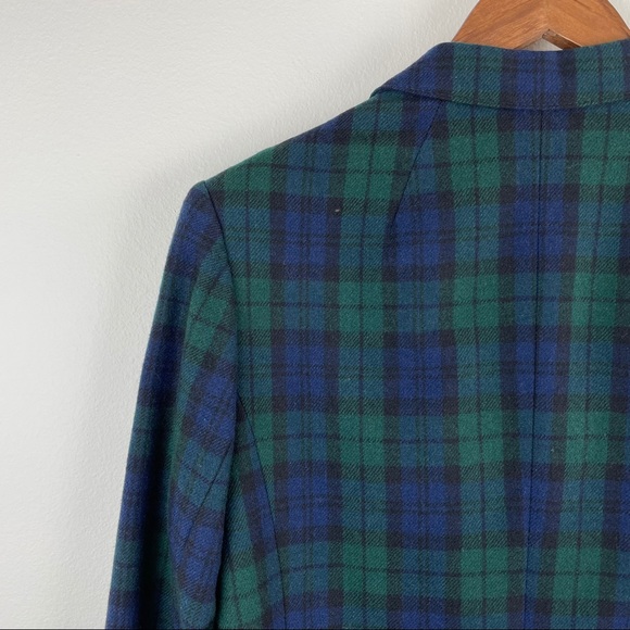 PENDLETON Vintage Plaid Blazer Skirt Suit Set C14 - Picture 9 of 16